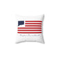 Chaplin Connecticut Flag  Spun Polyester Square Pillow