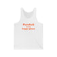 Plainfield is My Happy Place Unisex Jersey Tank Top
