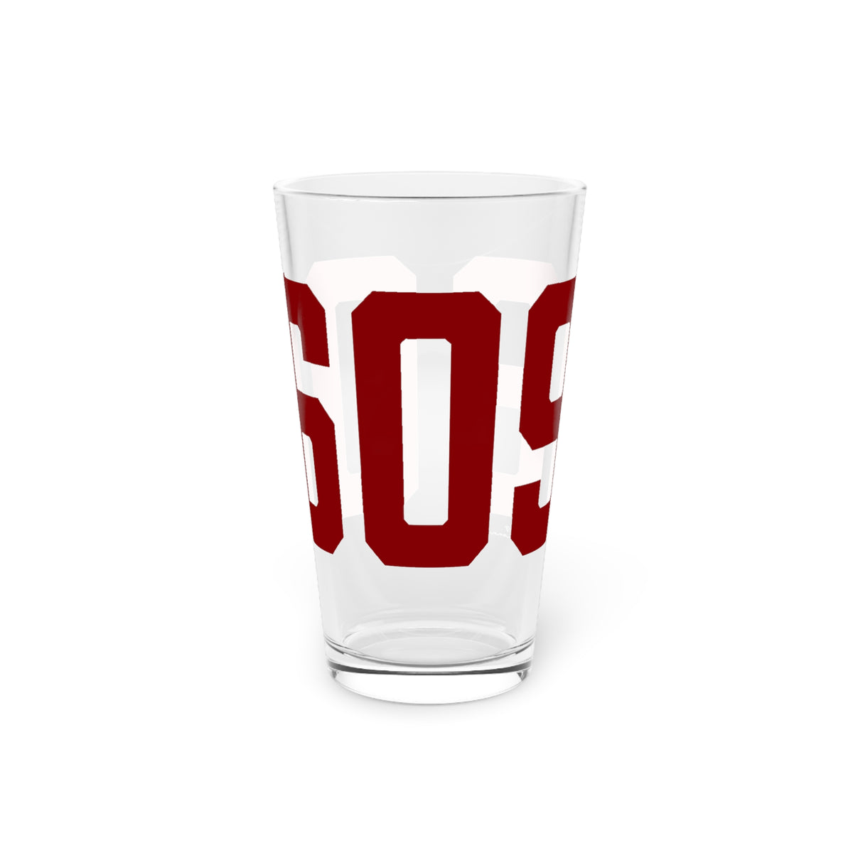06096 Windsor Locks  Connecticut Zip Code Pint Glass, 16oz