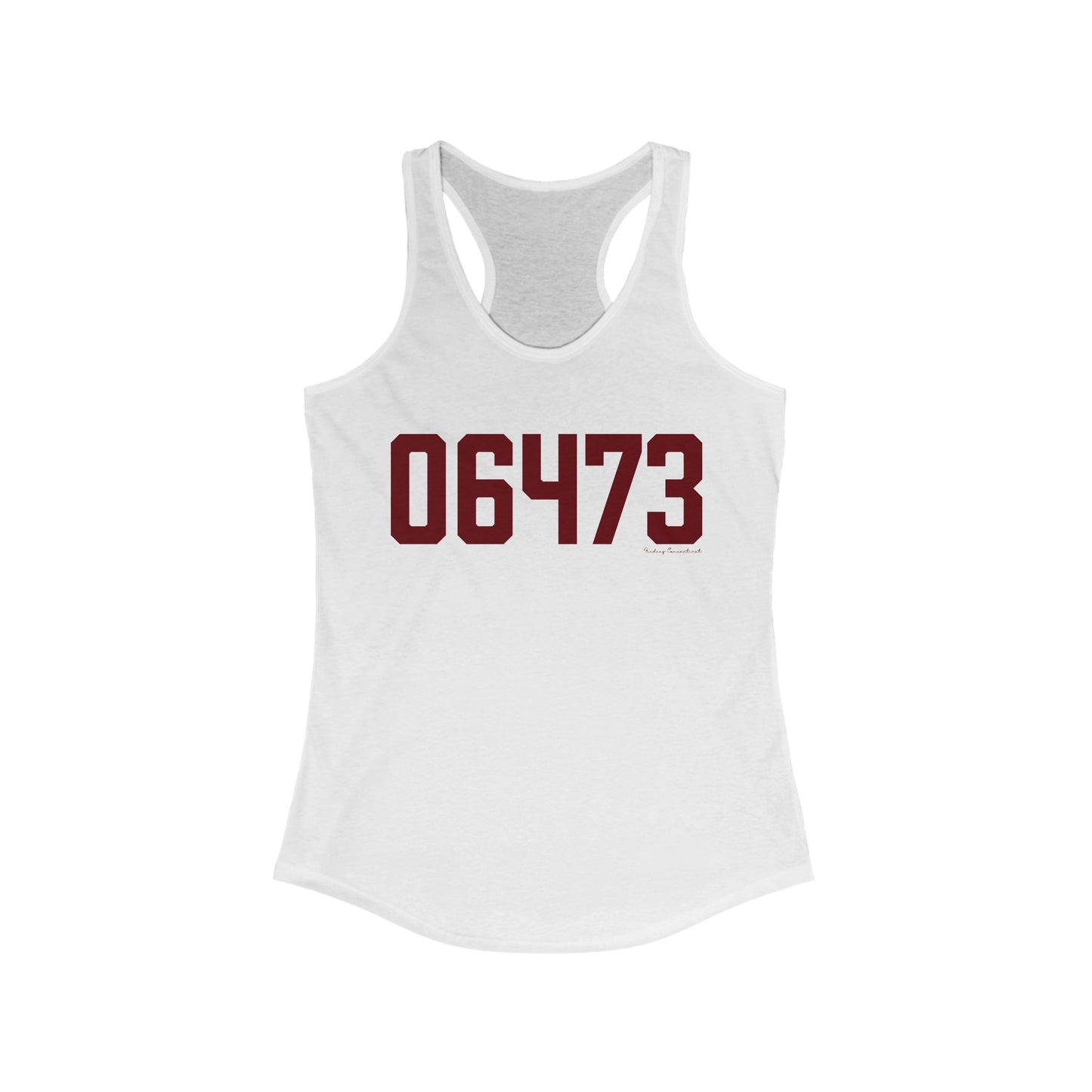 06473 - North Haven Connecticut Zip Code Women's Ideal Racerback Tank Top