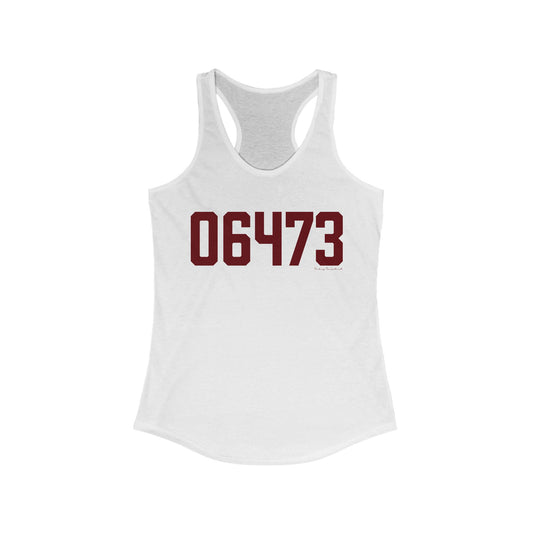 06473 - North Haven Connecticut Zip Code Women's Ideal Racerback Tank Top