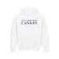 Just a kid from Canaan Youth Heavy Blend Hooded Sweatshirt