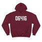 06416 Cromwell CT Zip Code Champion Hoodie