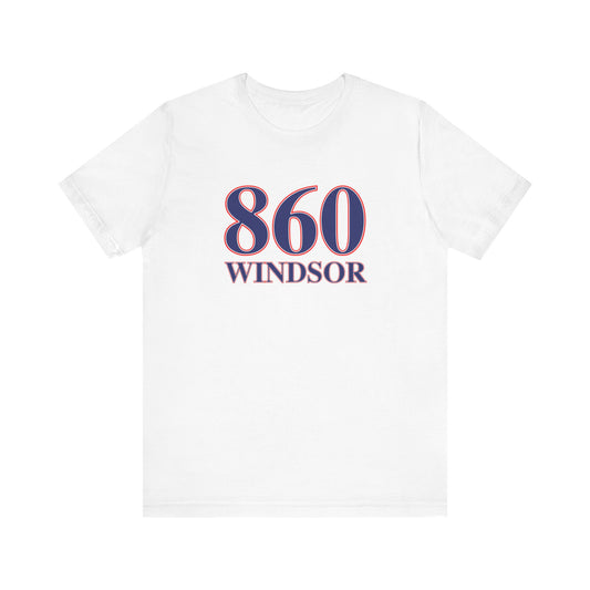 860 Windsor Red White & Blue Unisex Jersey Short Sleeve T-Shirt