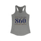 West Hartford 860 Connecticut Women's Ideal Racerback Tank Top