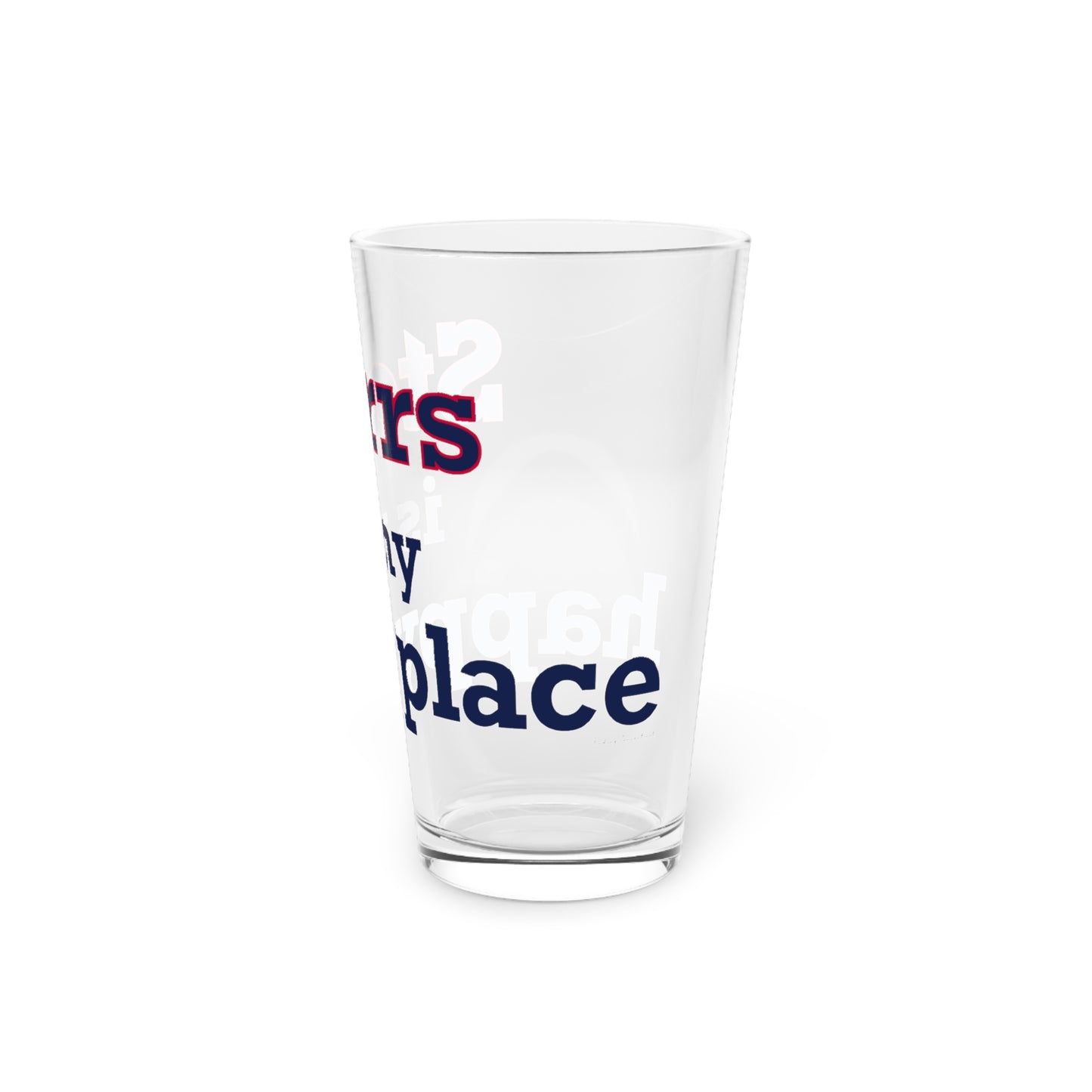 Storrs Is My Happy Place Pint Glass, 16oz