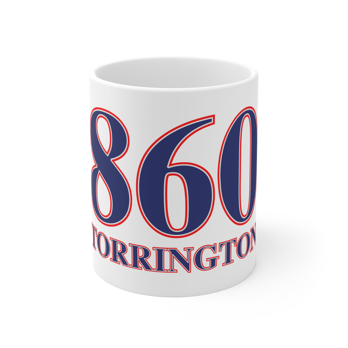 Torrington Red, White & Blue Mug 11oz