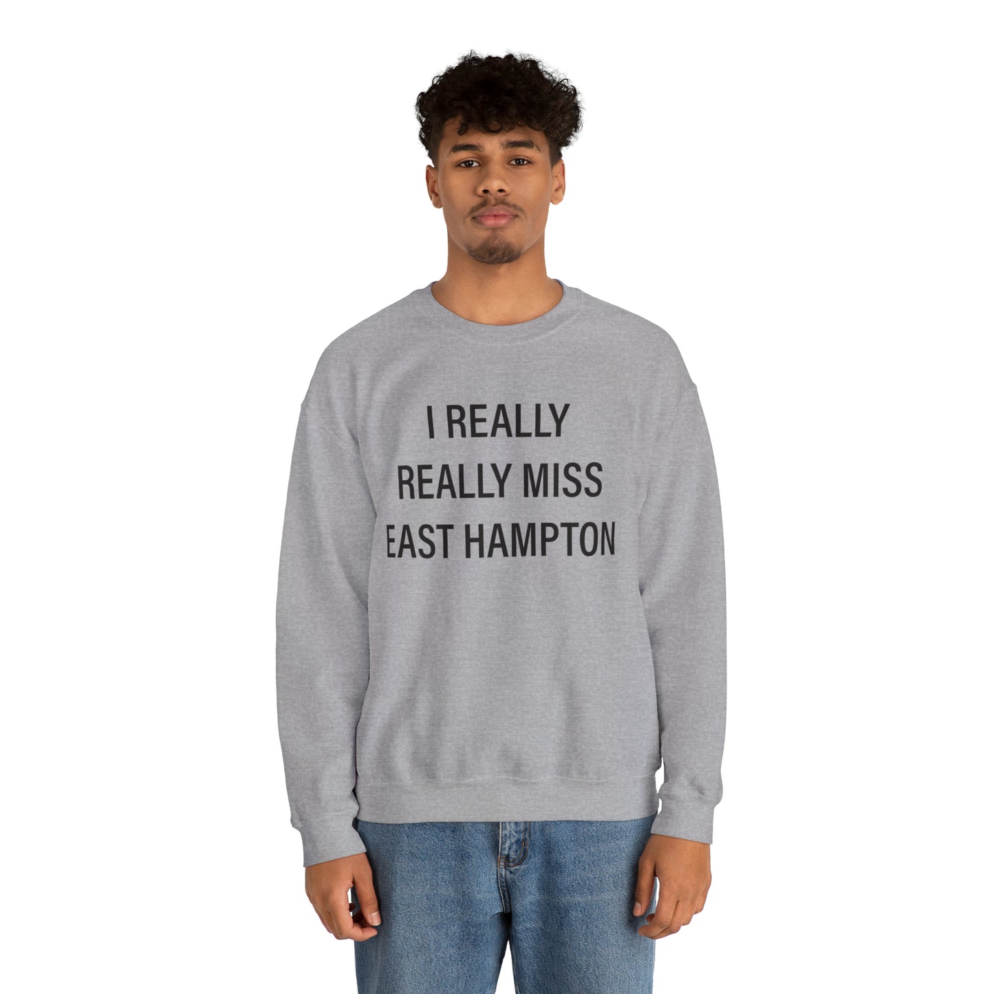 I Really Really Miss East Hampton Unisex Heavy Blend™ Crewneck Sweatshirt