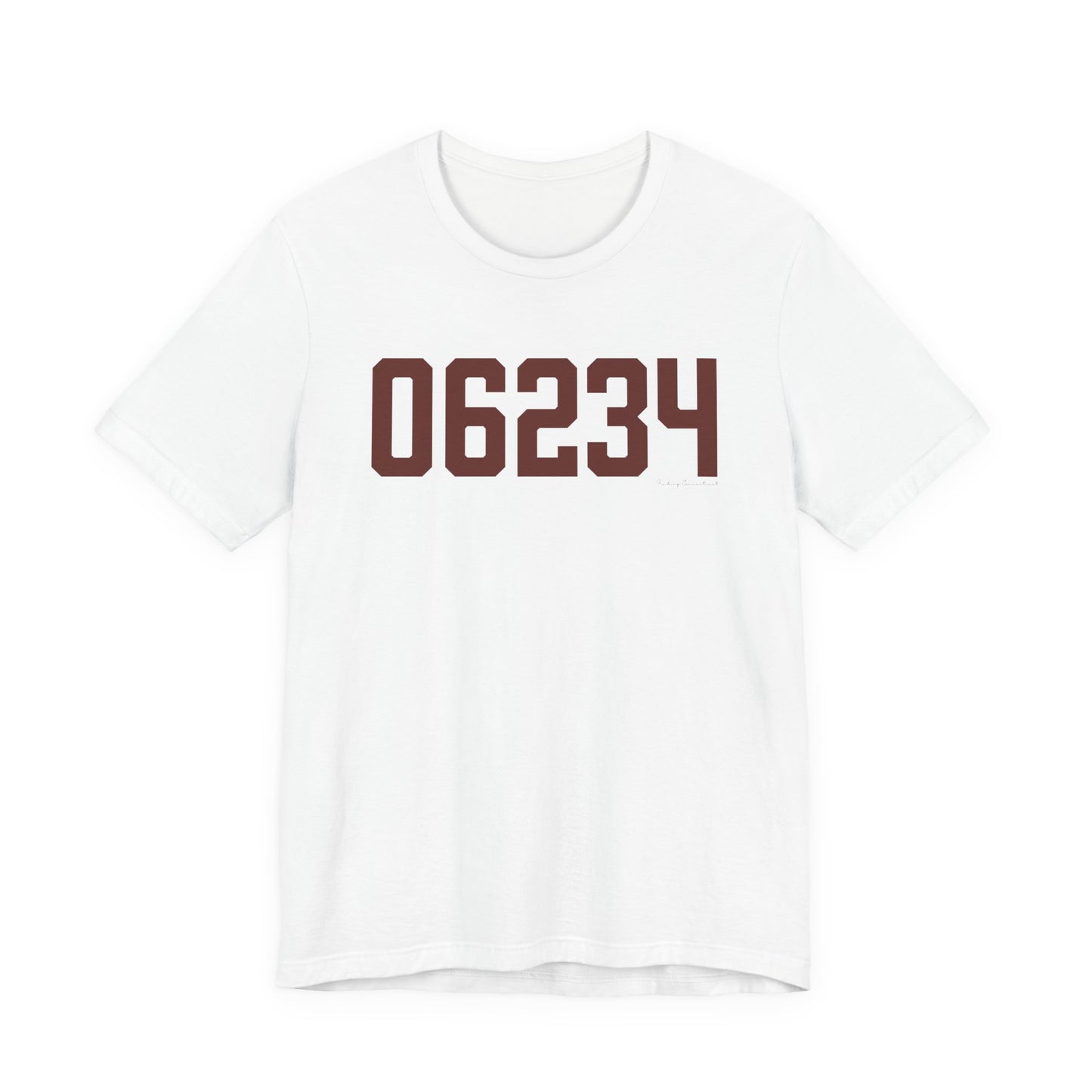 06234 Brooklyn Connecticut Zip Code Unisex Jersey Short Sleeve T-Shirt
