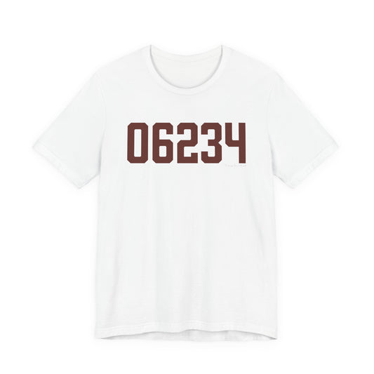 06234 Brooklyn Connecticut Zip Code Unisex Jersey Short Sleeve T-Shirt