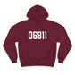 06811 Danbury CT Zip Code Champion Hoodie Sweatshirt