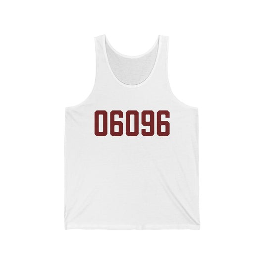 06096 Windsor Locks Connecticut Zip Code Unisex Jersey Tank Top