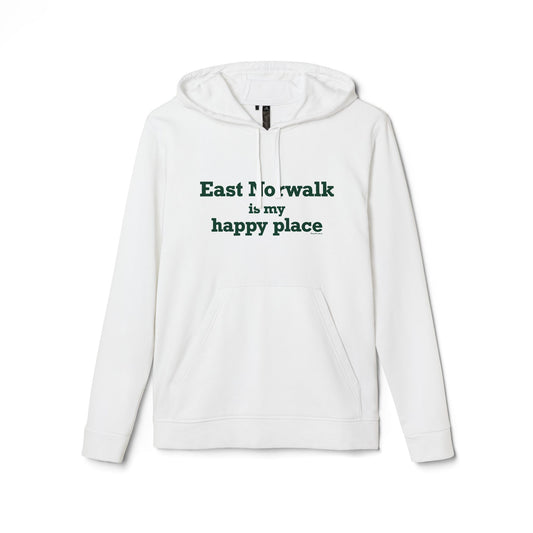 East Norwalk is My Happy Place  adidas Unisex Fleece Hoodie