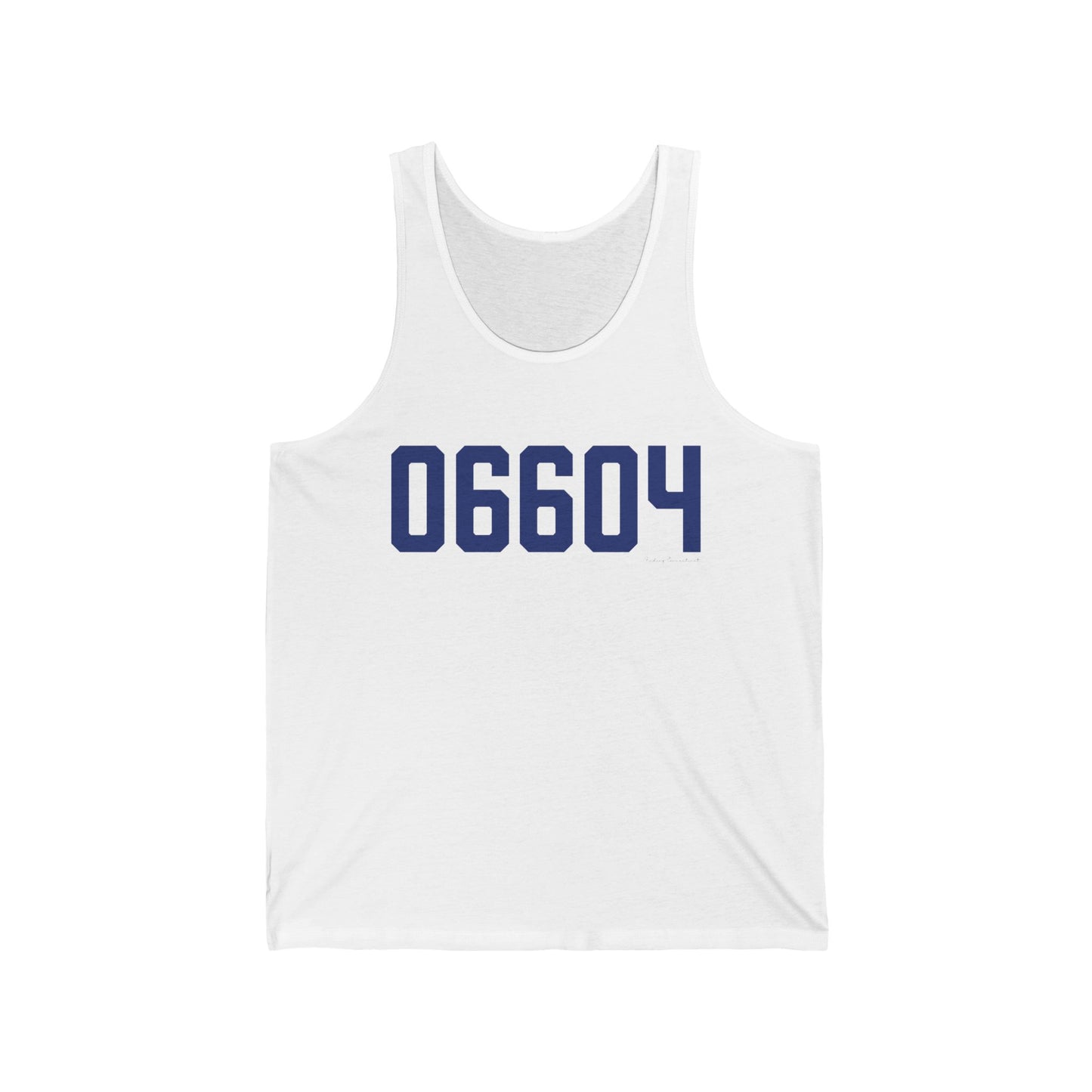 06604 Bridgeport Connecticut Zip Code Unisex Jersey Tank Top