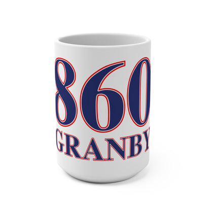 860 Granby Red, White & Blue Mug 15oz