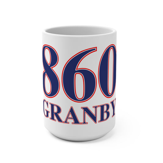 860 Granby Red, White & Blue Mug 15oz