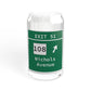 Vintage Merritt Parkway Exit 51 Sign Sipper Glass, 16oz
