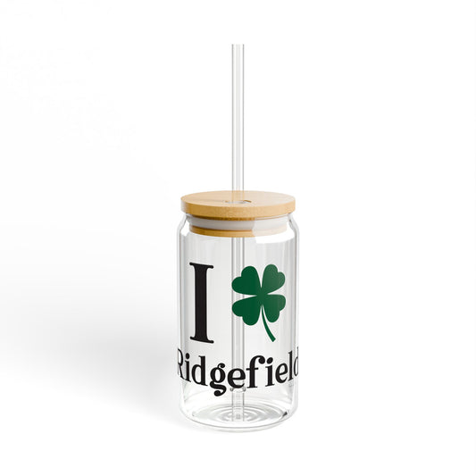 I Clover Ridgefield Sipper Glass, 16oz