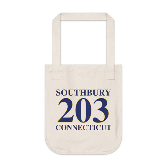 Southbury 203 Connecticut Organic Canvas Tote Bag