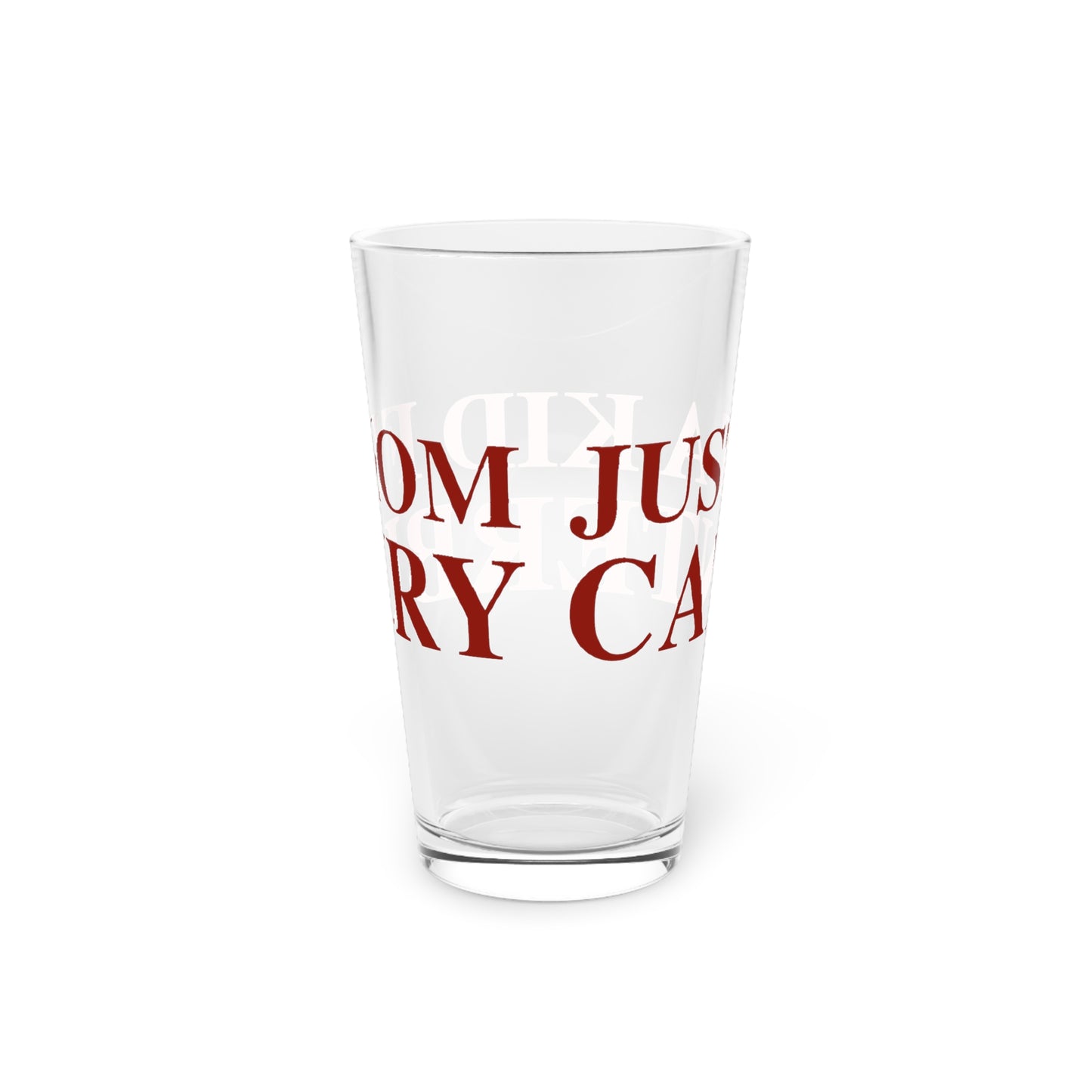 Just a kid from Canterbury Pint Glass, 16oz