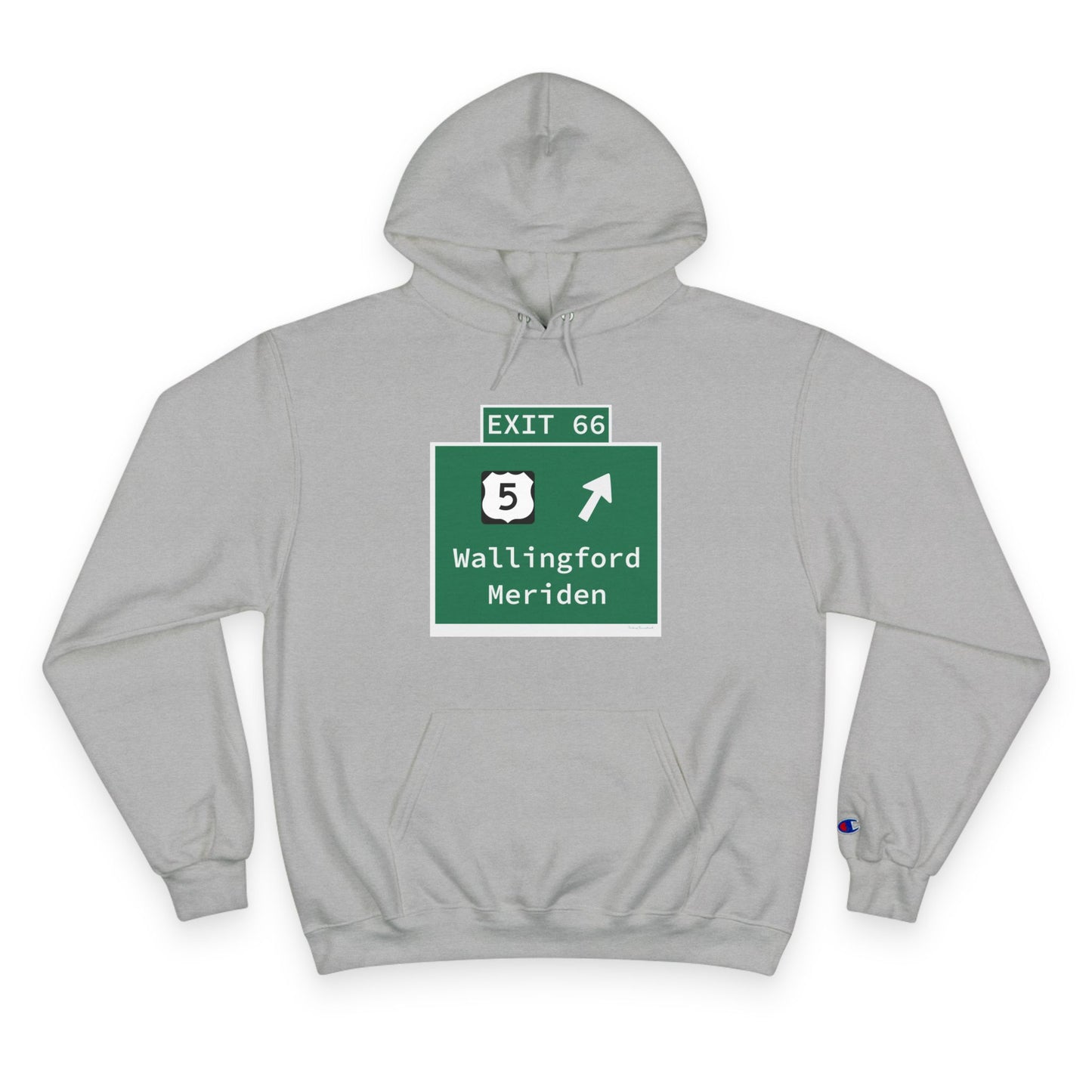 Vintage WCP Exit 66 Sign Champion Hoodie