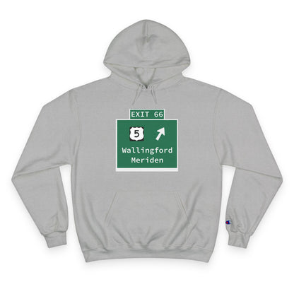 Vintage WCP Exit 66 Sign Champion Hoodie
