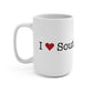 I Heart South Norwalk. Mug 15oz