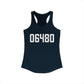 06480 Portland CT Zip Code Women's Ideal Racerback Tank Top