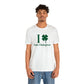 I Clover East Hampton (green) Unisex Jersey Short Sleeve Tee