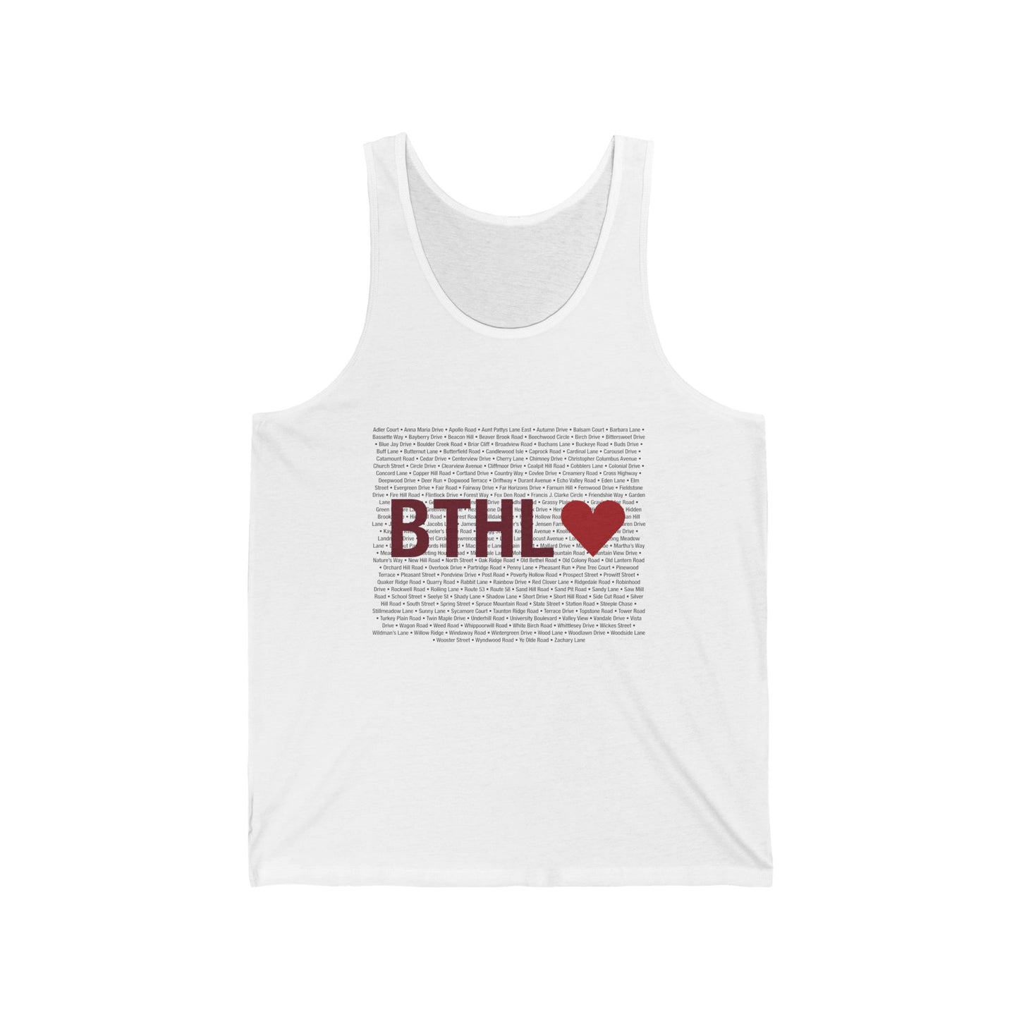 Bethel Love Unisex Jersey Tank Top