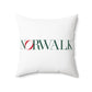 41 Tilt Norwalk Spun Polyester Square Pillow