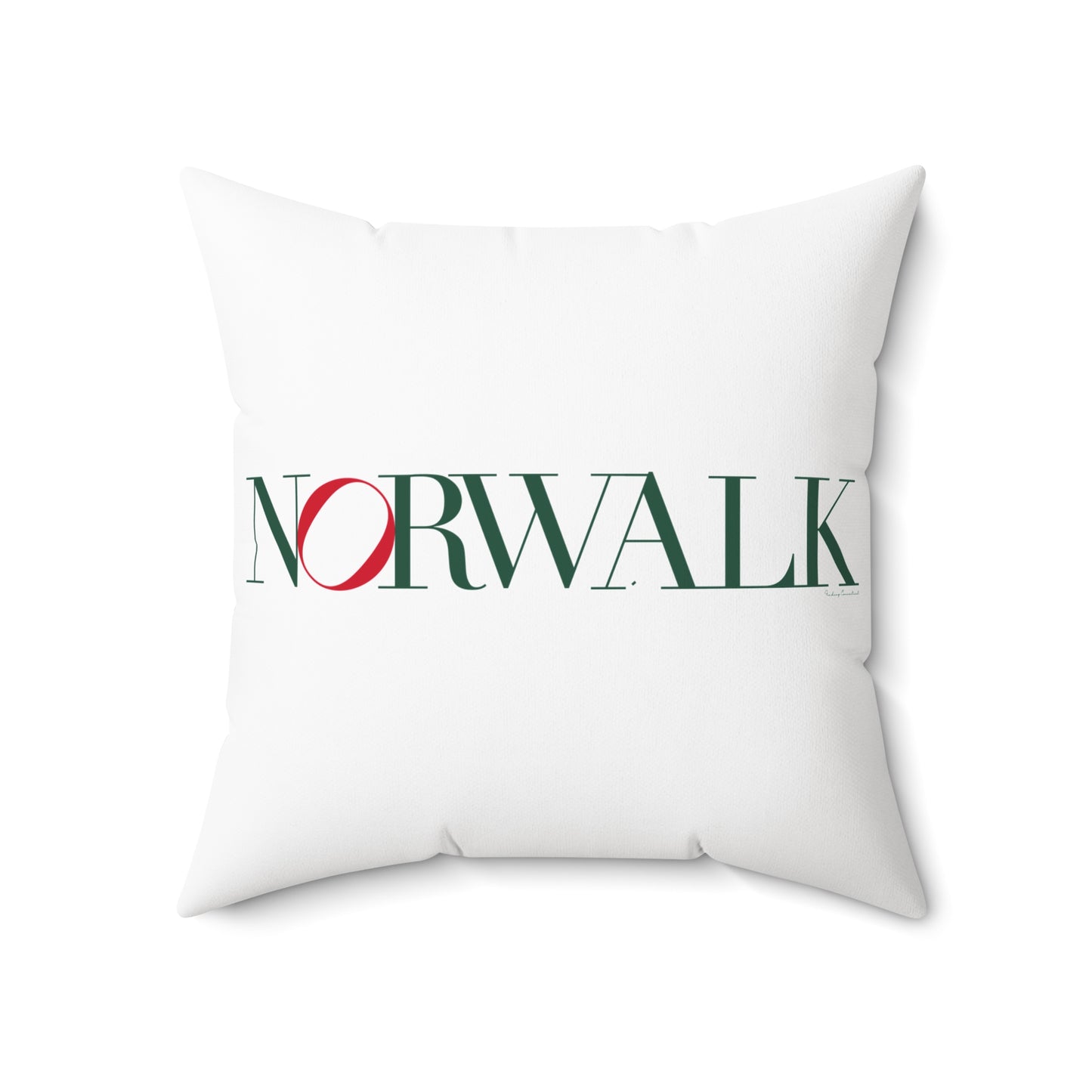 41 Tilt Norwalk Spun Polyester Square Pillow