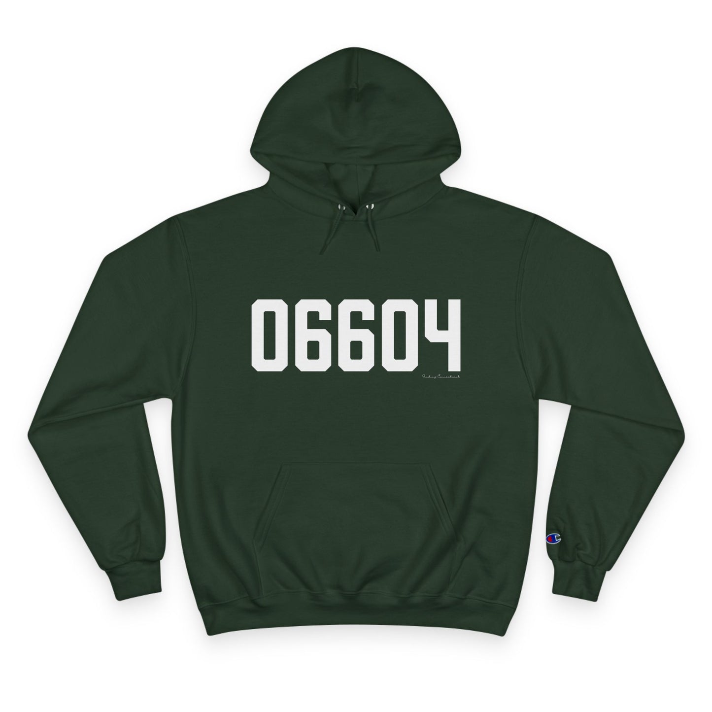 06604 Bridgeport CT Zip Code Champion Hoodie Sweatshirt