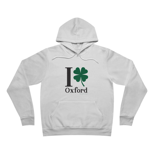 I Clover Oxford Unisex Sponge Fleece Pullover Hoodie