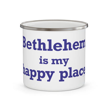 Bethlehem is My Happy Place Enamel Camping Mug