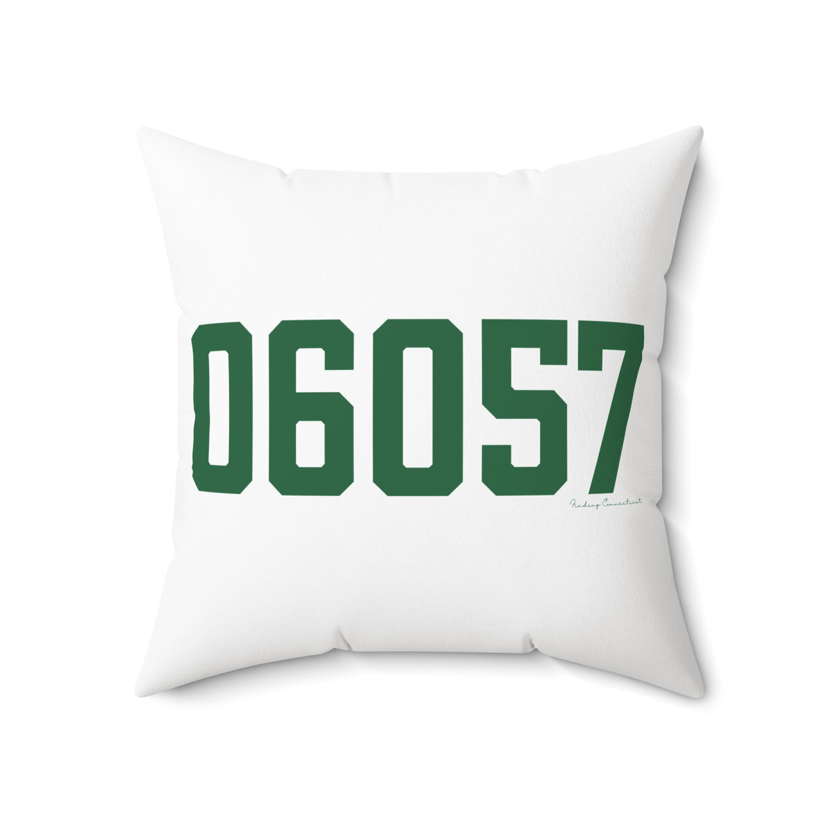 06057 New Hartford Connecticut Zip Code Polyester Square Pillow