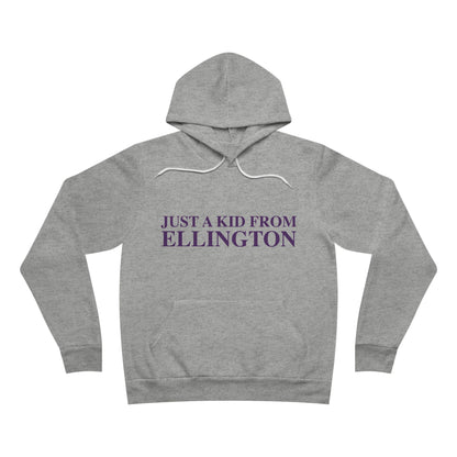 Just a kid from Ellington Unisex Sponge Fleece Pullover Hoodie