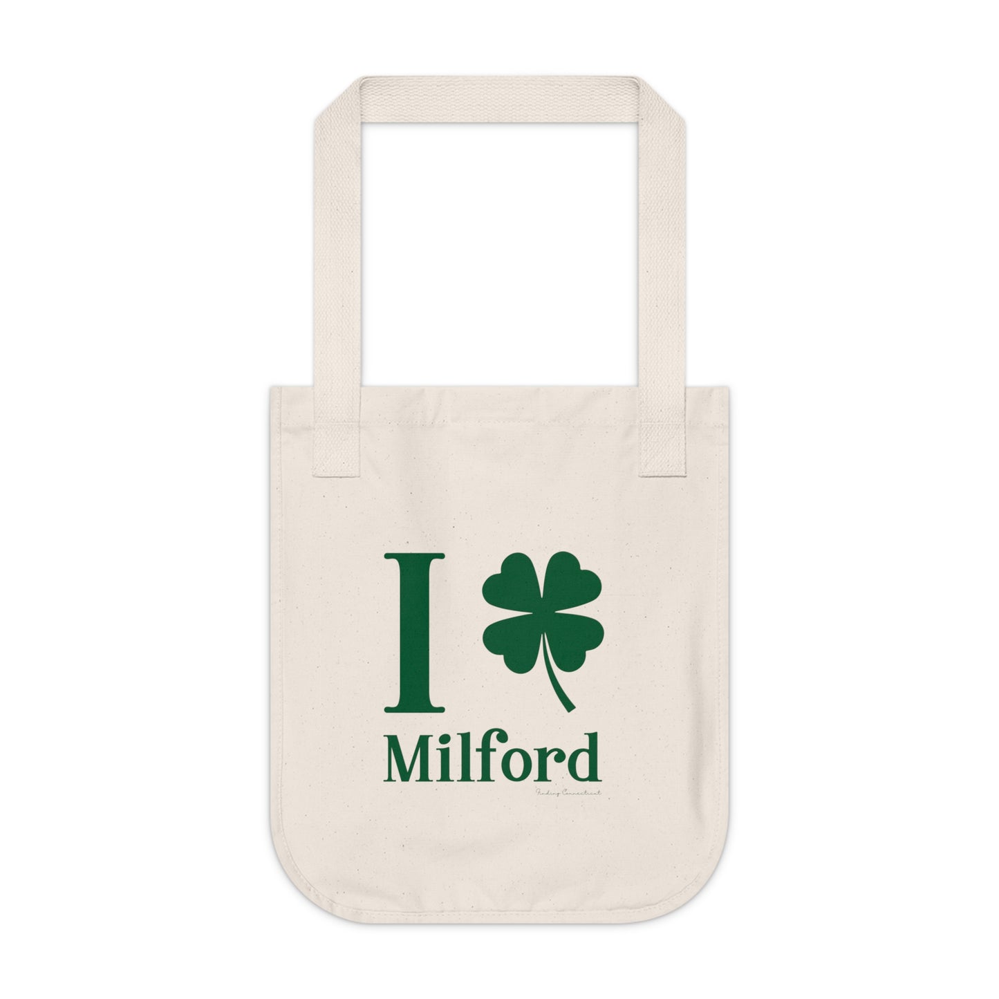 I Clover Milford Organic Canvas Tote Bag