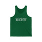 Just a kid from Bolton Unisex Jersey Tank Top