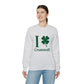 I Clover Cromwell Unisex Heavy Blend™ Crewneck Sweatshirt (green)