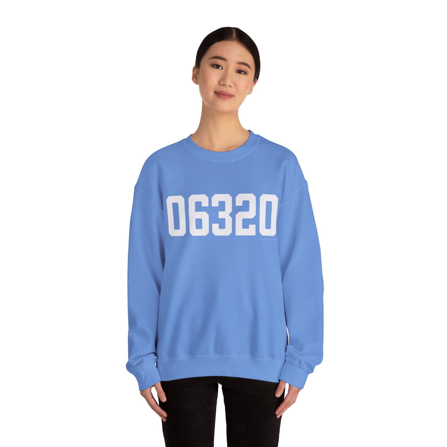 06320 - New London Connecticut Zip Code  Unisex Heavy Blend™ Crewneck Sweatshirt