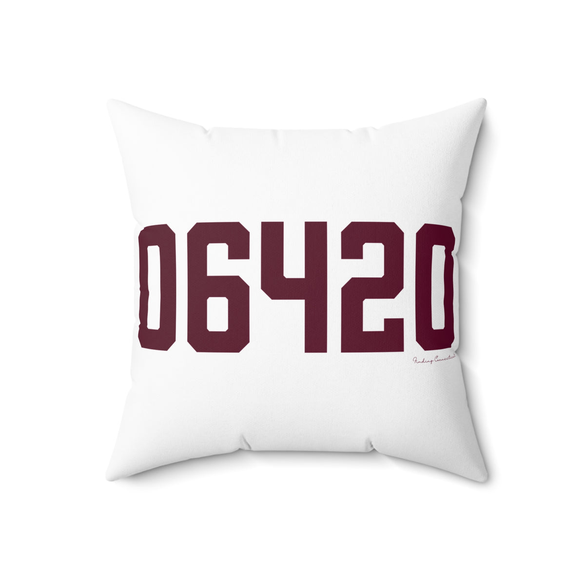 06420 Salem Connecticut Zip Code Spun Polyester Square Pillow