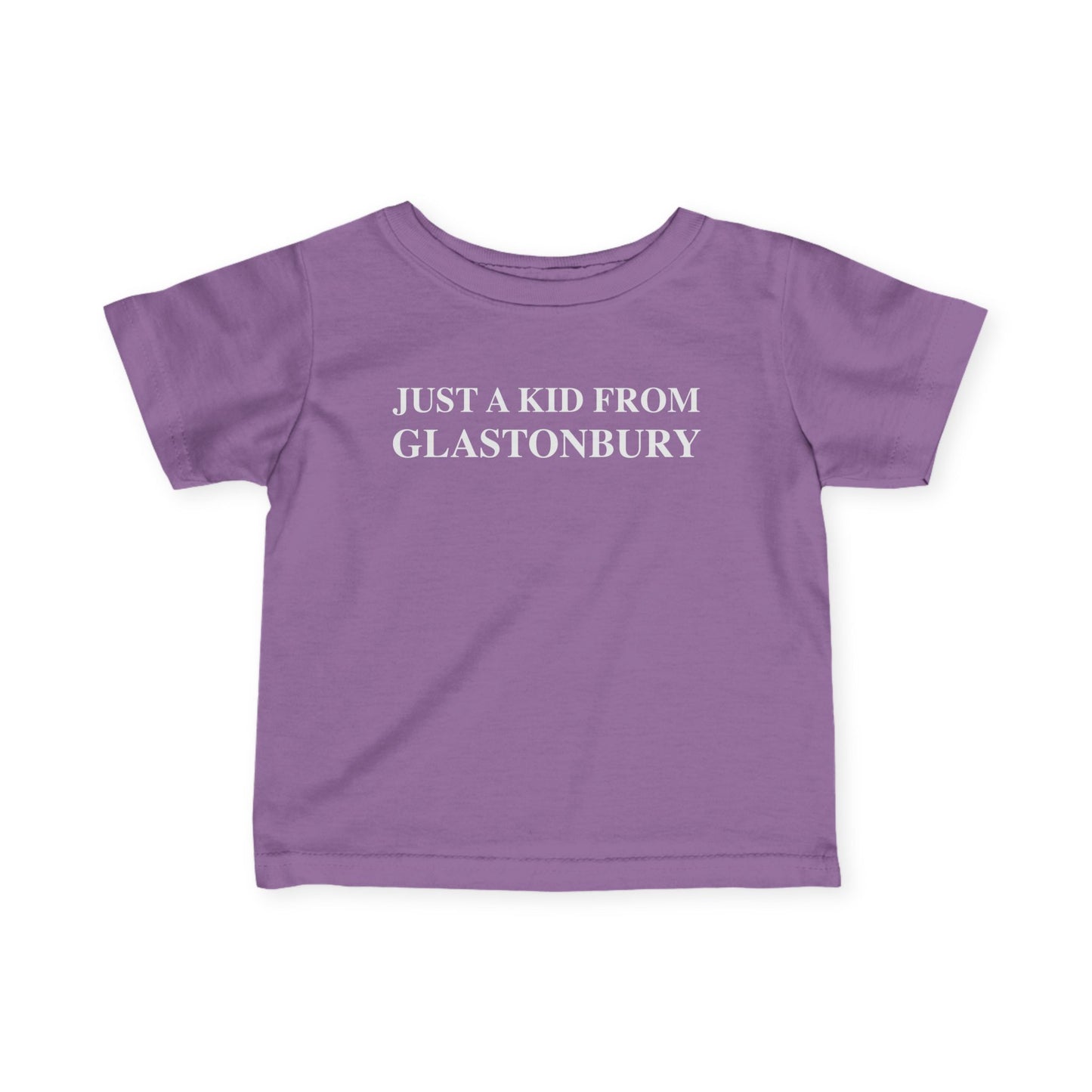 Just a kid from Glastonbury Infant Fine Jersey T-Shirt