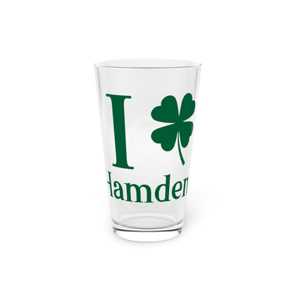 I Clover Hamden Pint Glass, 16oz