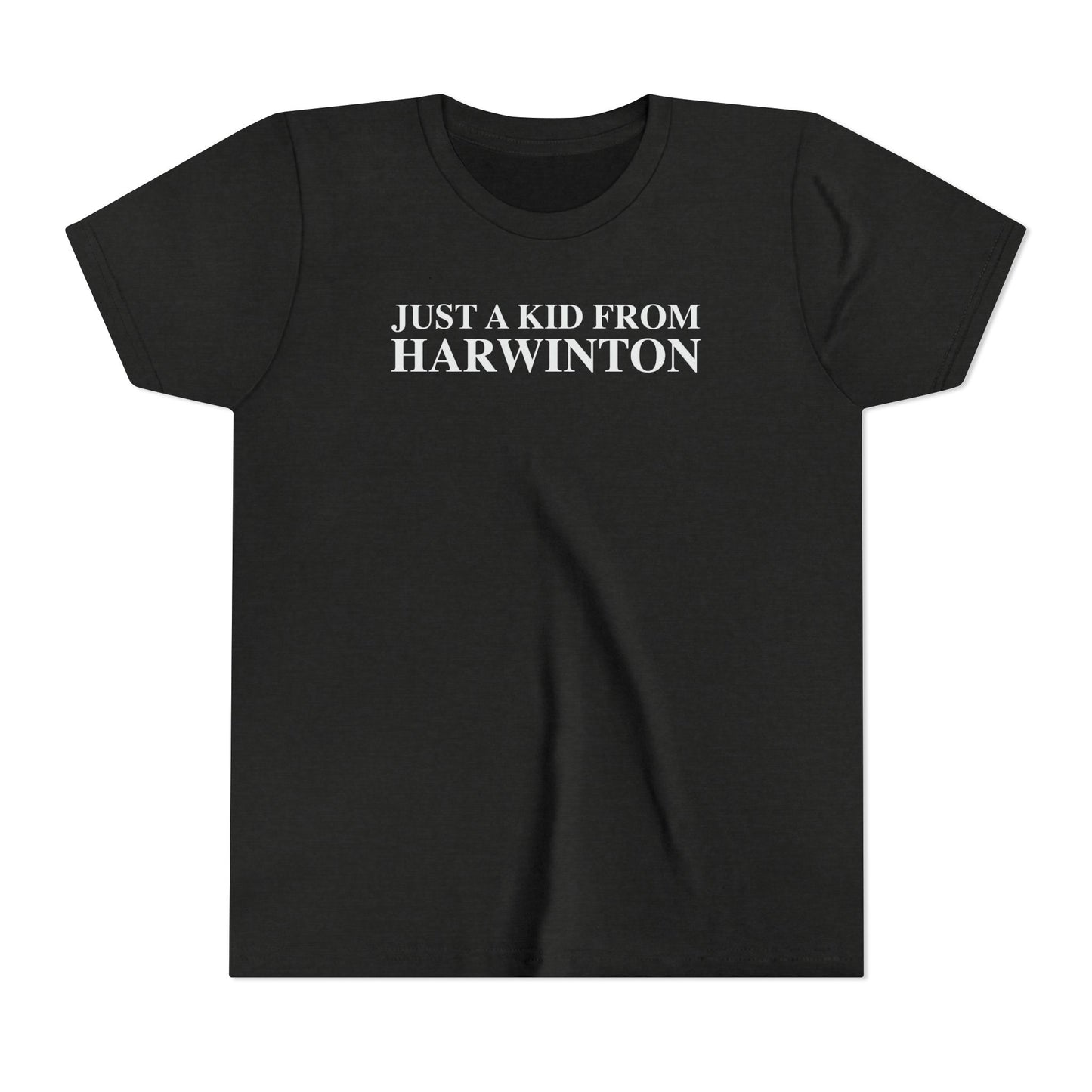 Just a kid from Harwinton Youth Short Sleeve T-Shirt