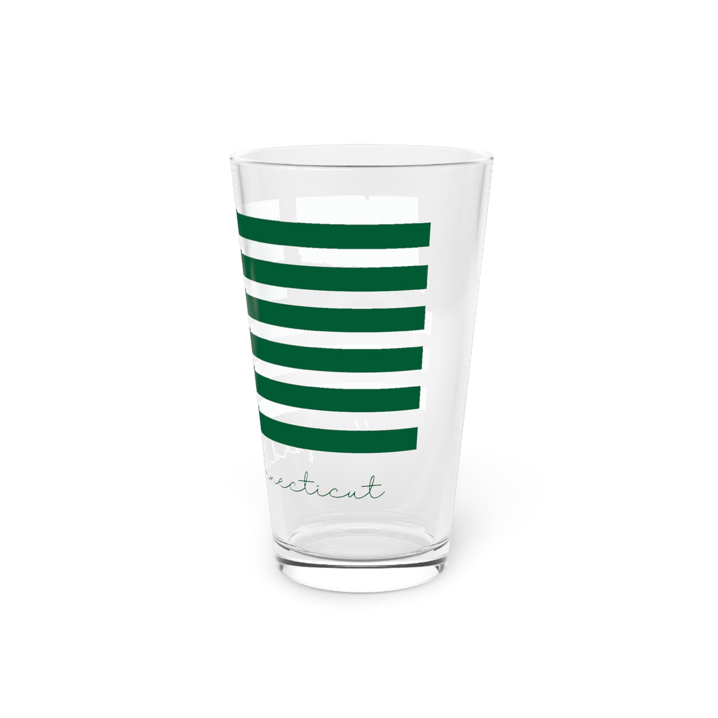 Hartford Connecticut St. Patrick’s Day Flag Pint Glass, 16oz