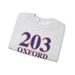 203 Oxford Red White & Blue Unisex Heavy Blend™ Crewneck Sweatshirt