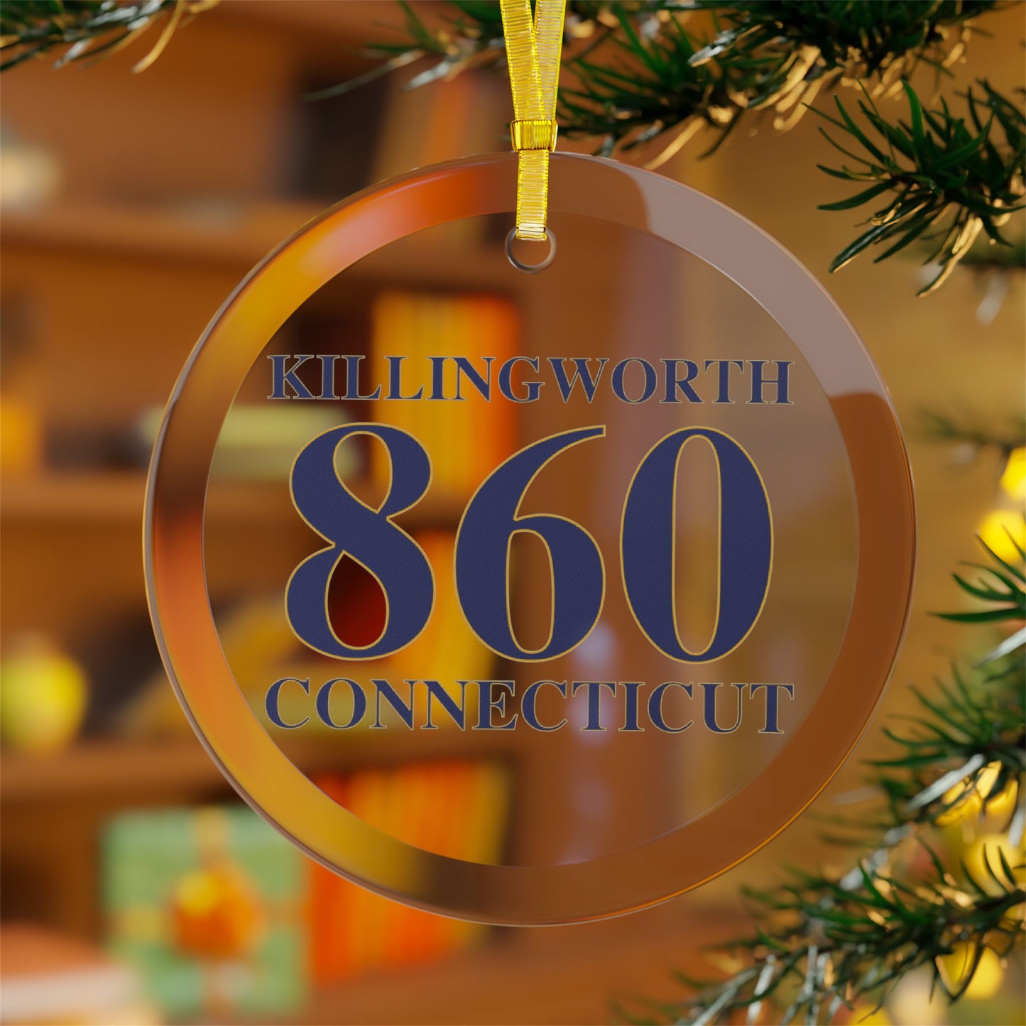 Killingworth 860 Connecticut Glass Ornaments