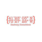 Danbury Coordinates Kiss-Cut Stickers