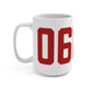 06037 Berlin Connecticut Zip Code Mug 15oz